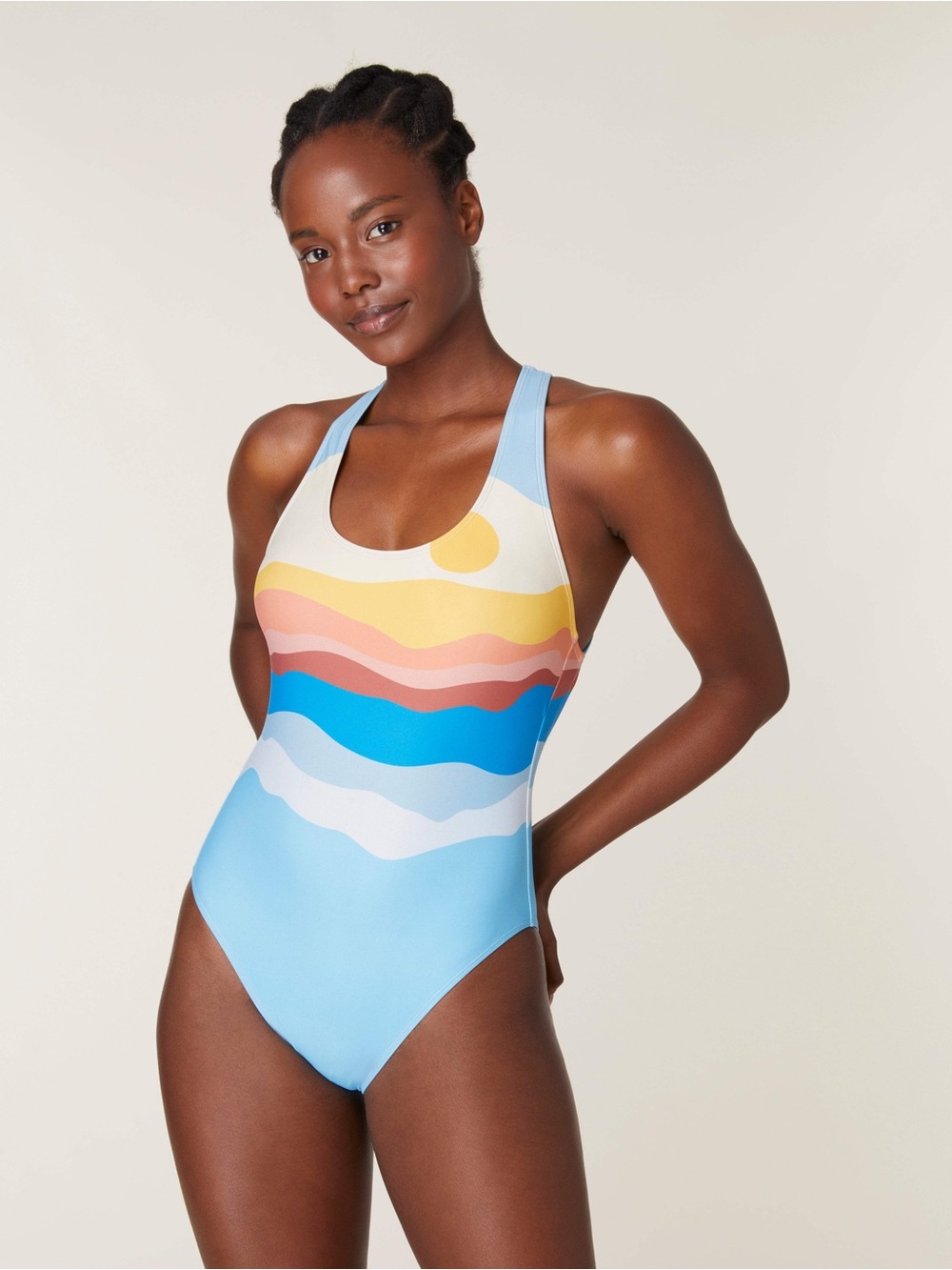 NWT Faherty x Andie Sun & Wave Tulum One Piece Swimsuit S